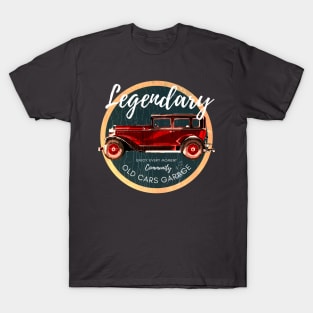 Vintage old cars t-shirt T-Shirt T-Shirt